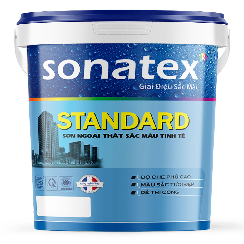 SONATEX STANDARD NGOẠI THẤT- Sơn ngoại thất màu sắc tinh tế.
