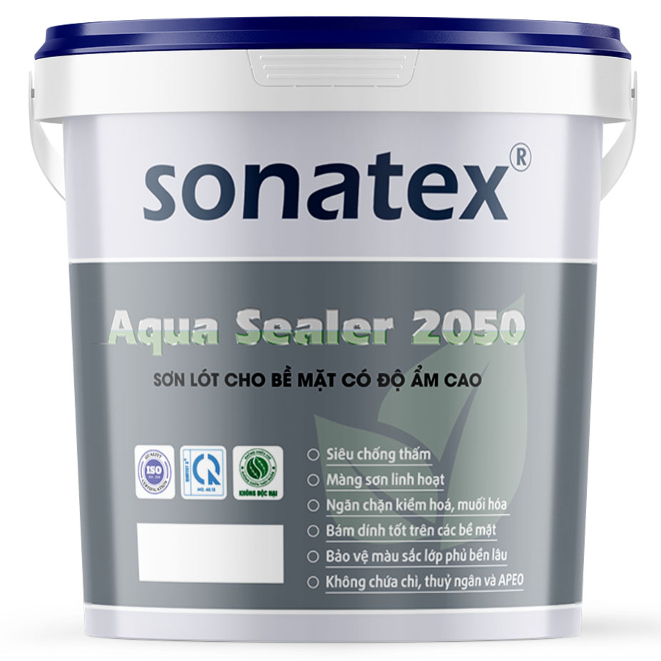 SONATEX AQUA SEALER 2050 - Sơn lót cho bề mặt có độ ẩm cao.