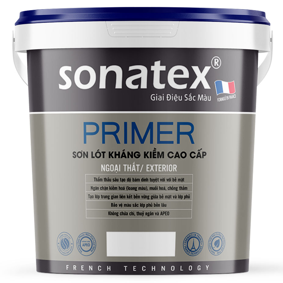 SONATEX PRIMER - SƠN LÓT KHÁNG KIỀM CAO CẤP NGOẠI THẤT