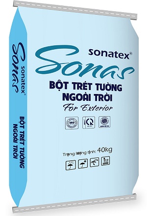 SONATEX SONAS - BỘT TRÉT TƯỜNG NGOÀI TRỜI