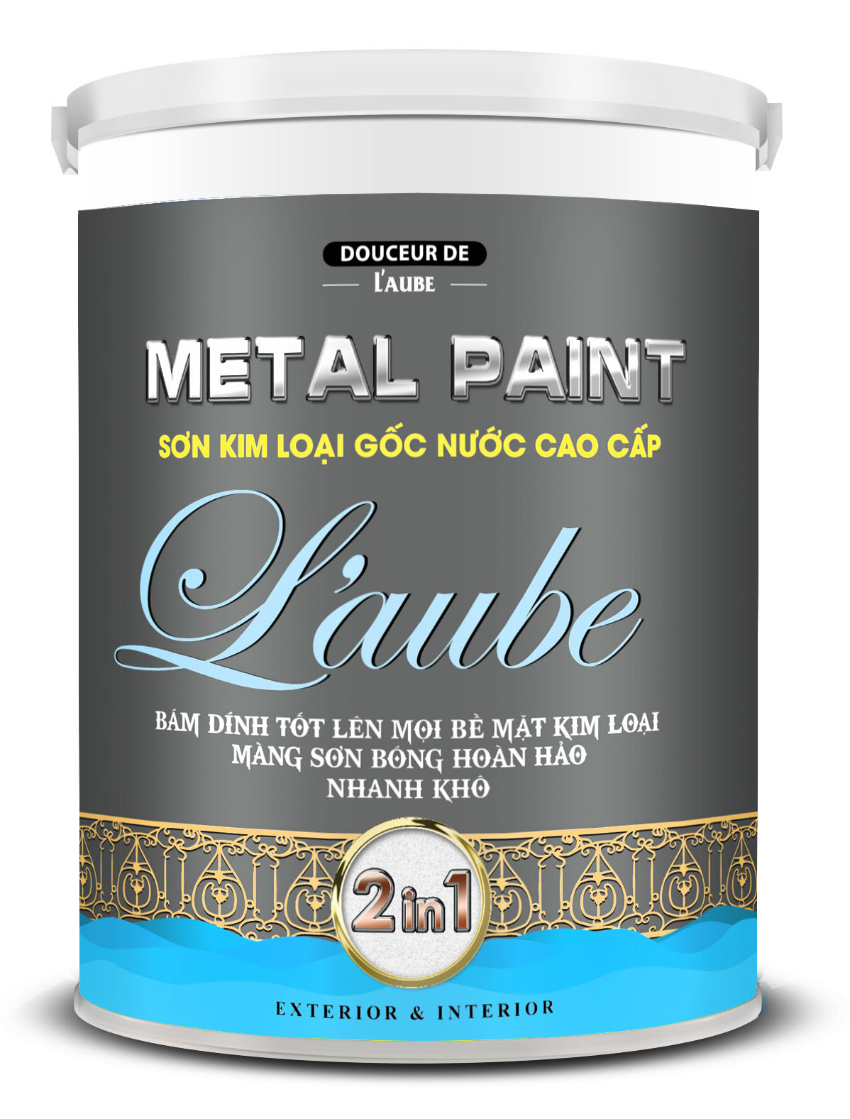 L'AUBE METAL PAINT - SƠN KIM LOẠI GỐC NƯỚC CAO CẤP